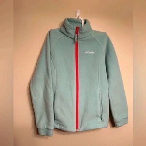 Girl’s Columbia Benton Springs Teal Fleece Size M.